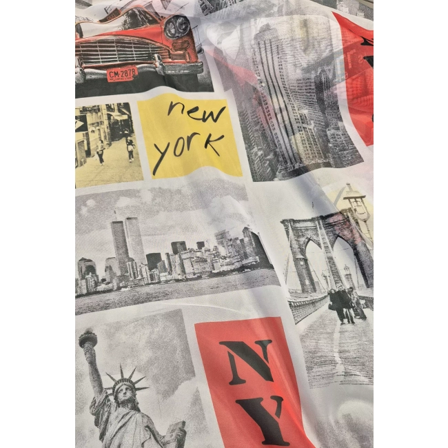 Materiały na zasłony zwiewne New York